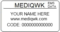 The MEDIQWK Card